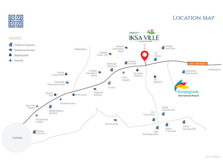 Preeti Ikas Ville location